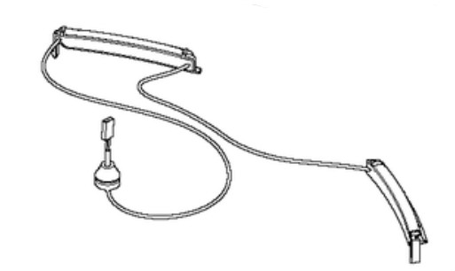 Cablaggio LED arancione per Automower 520 EPOS, 550 EPOS