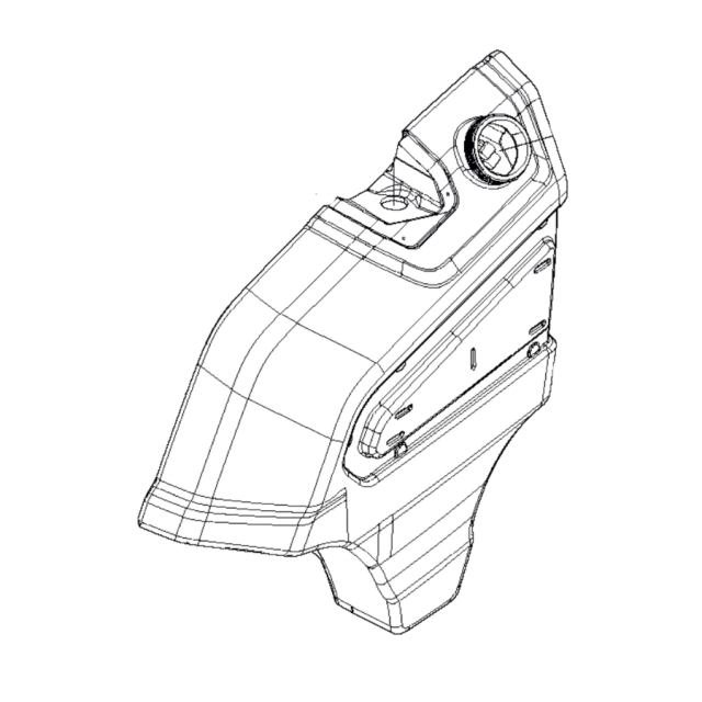 Serbatoio carburante P500 Hybrid / P525D