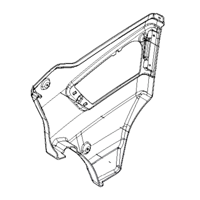 Copertura destra P 520Dx/P 525Dx Fo