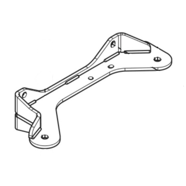 Staffa motore sinistra 525D