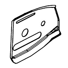 Piastra guida catena 095