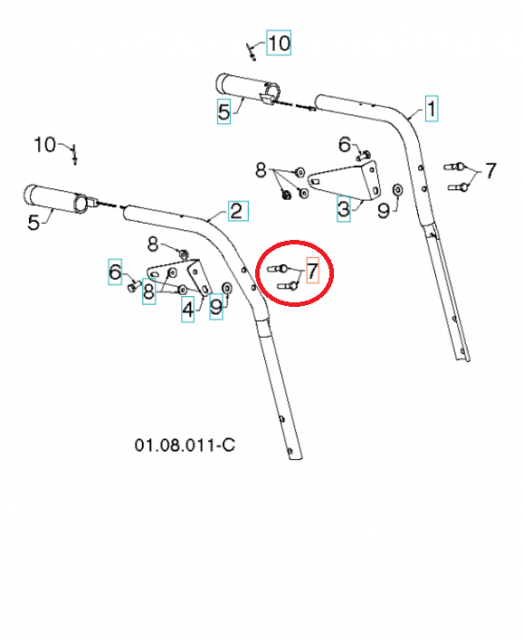Bullone, 5/16-18X1 1/2 8747805-24