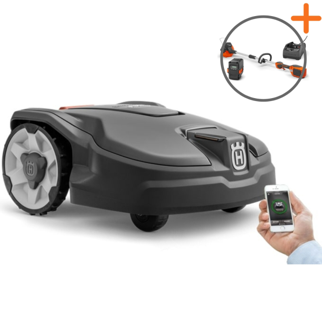 Husqvarna Automower® 315 Mark II + Connect | Tagliabordi a batteria in omaggio!