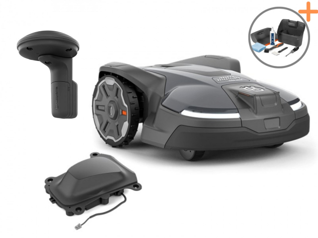 Husqvarna Automower® 430X Nera Robot Tagliaerba con EPOS plug-in kit | Kit di pulizia gratuito!