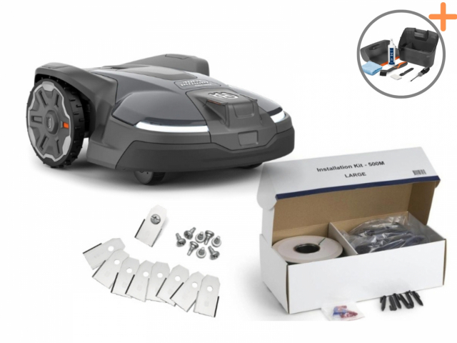 Husqvarna Automower® 430X Nera Start-pacchetto | Kit di pulizia gratuito!