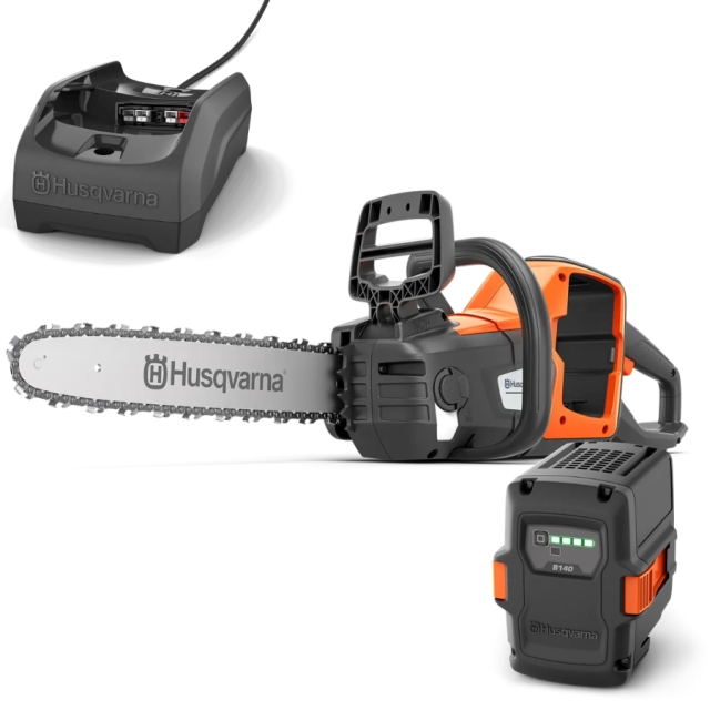 Husqvarna 230i motosega a batteria con batteria e caricabatterie