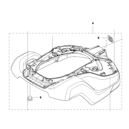 Carrozza kit Automower 430X, 450X