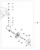RUOTA kit 6mm Gardena Sileno R100Li, R130Li, R160Li RUOTA kit 6mm Gardena Sileno R100Li, R130Li, R160Li
