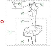 Protezione lama 200mm 135R, 335FR, 336FR, CC2235 Protezione lama 200mm 135R, 335FR, 336FR, CC2235