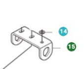 Staffa, Supporto Perno Ruota Posteriore 5013213-01 Staffa, Supporto Perno Ruota Posteriore 5013213-01