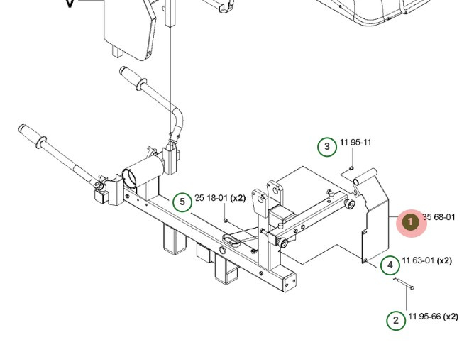 Protezione Della Ruota Motrice 5013568-01
