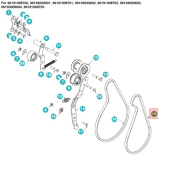 Cinghia ST224, ST224P, ST227, ST324 Cinghia ST224, ST224P, ST227, ST324