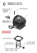 Guarnizione Husqvarna Pezzo Centrale 5018621-02 5018621-02 Guarnizione Husqvarna Pezzo Centrale 5018621-02 5018621-02