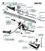 Serbatoio benzina 250R, 250RX Serbatoio benzina 250R, 250RX