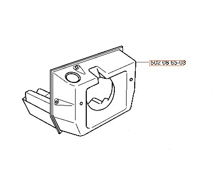 Serbatoio carburante Jonsered RS40, RS51, RS52
