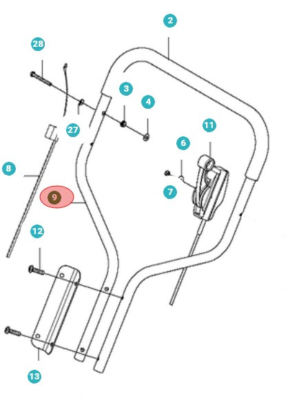 Maniglia Kpl 5029064-04