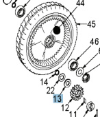 Rondella scorrevole Brillante Rondella scorrevole Brillante