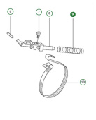 Molla del freno 5037171-01 Molla del freno 5037171-01