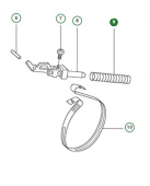 Molla del freno Molla del freno