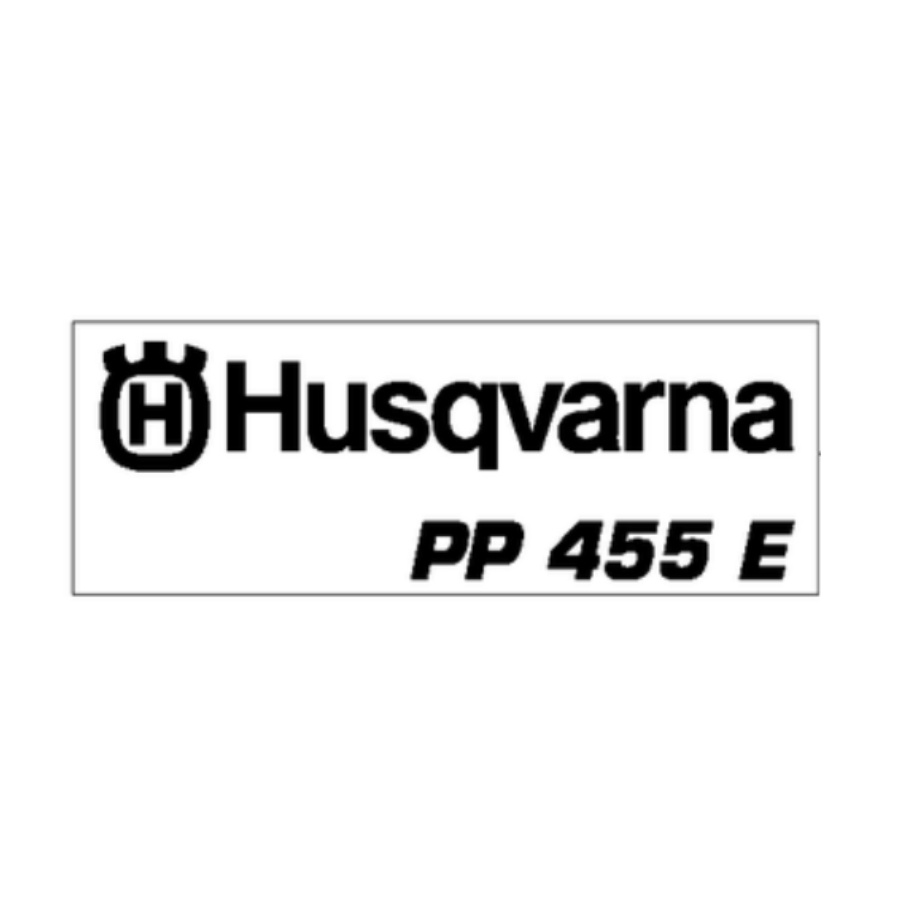 Decal Husqvarna, Pp 455 E 5040299-05