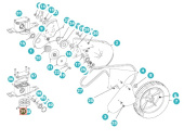 Perno del tubo Puleggia Ingranaggio cilindrico Perno del tubo Puleggia Ingranaggio cilindrico
