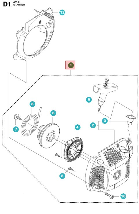 Avviatore Kpl 135, 140, 435, 440 II