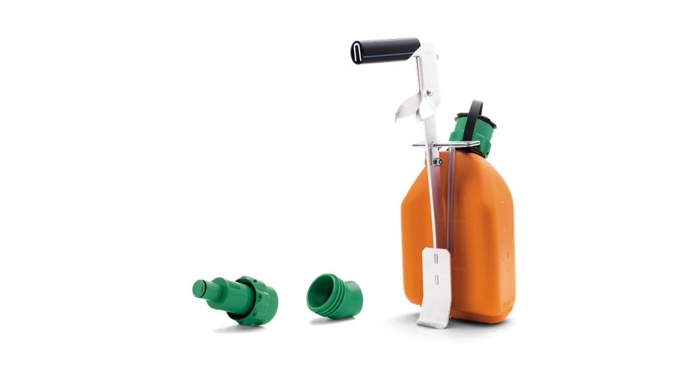 Combiholder for Husqvarna 5 litre fuel can