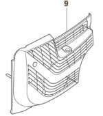 Copertura avviamento K1270 Arancione Fle Copertura avviamento K1270 Arancione Fle