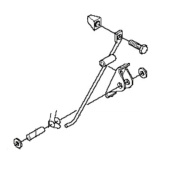 Blocco freno Kpl, Clip, Blocco freno Kpl, Clip,