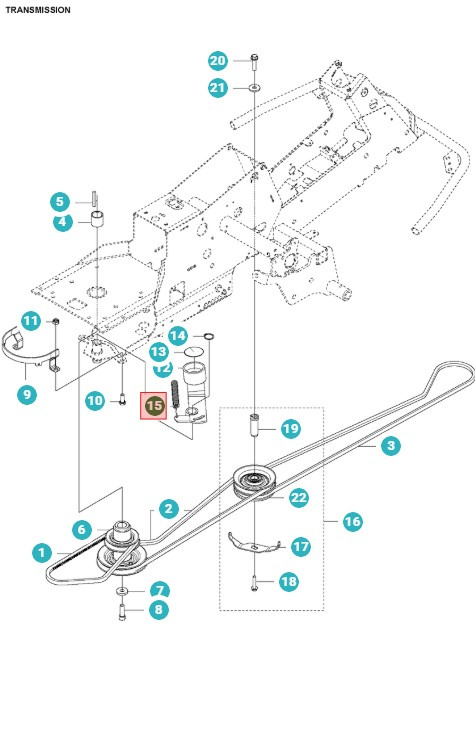 Tendicinghia a molla