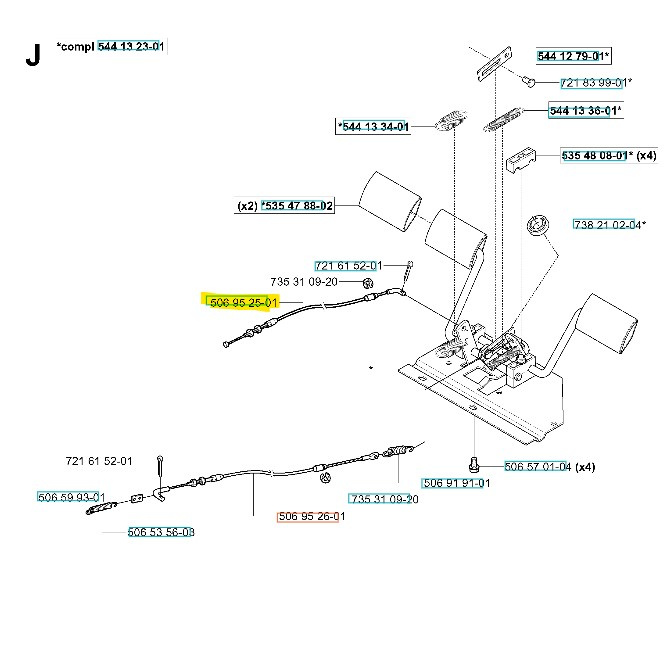 Filo Rider 11, 13 C5, 850, 970, Jonsered FR2211