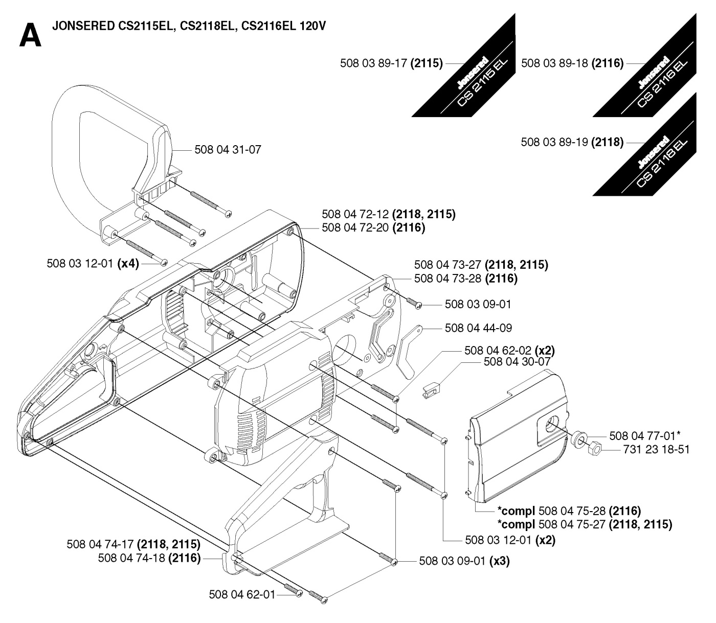 Casa Motore 5080472-12
