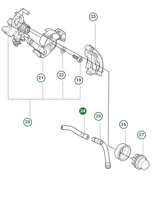 Tubo di aspirazione del carburante