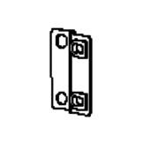 Piastra guida asta di spinta Piastra guida asta di spinta