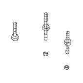 Kit di installazione bulloni e dadi 5295948-01 Kit di installazione bulloni e dadi 5295948-01