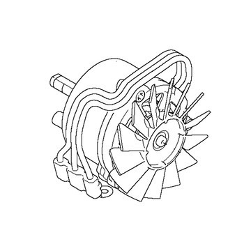 Gruppo motore batteria motosega