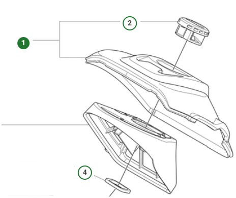 Gruppo coperchio filtro Th,39Cc