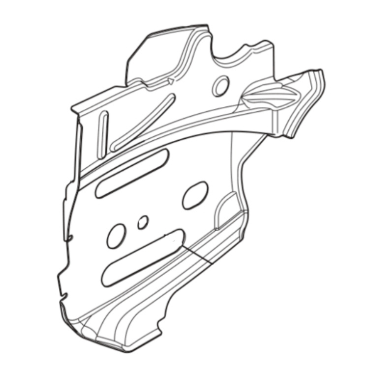 Piastra guida catena 564Xpg