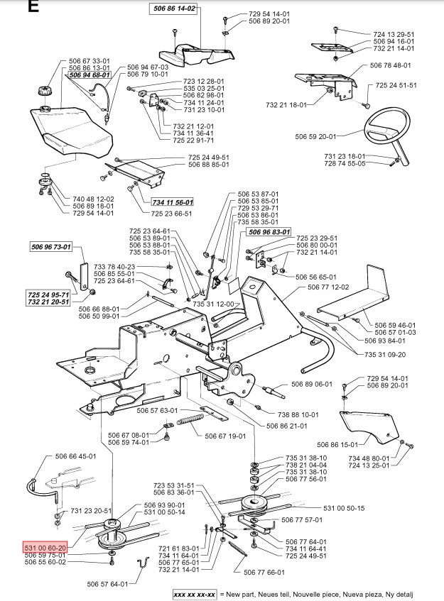 Cinghia Proflex 14, 18, 20, 21, 1030, 1200