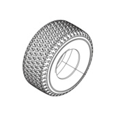 Pneumatico posteriore 18x8,5-8 Pneumatico posteriore 18x8,5-8