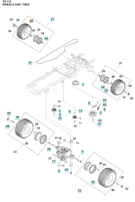 Pneumatici anteriori 15 x 6-6