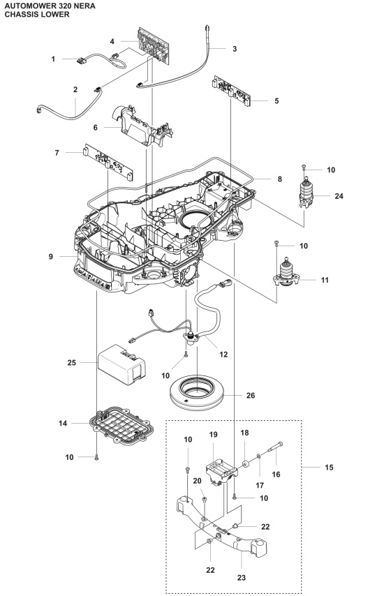 Joystick Assy Lift e Collisi Nera