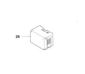 Batteria Automower Li-ion 450X Nera