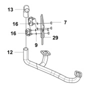 Scudo termico Kawasaki 5313243-01 Scudo termico Kawasaki 5313243-01