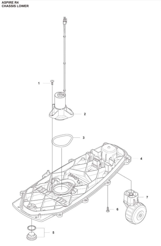 Lower Chassi Aspire R4