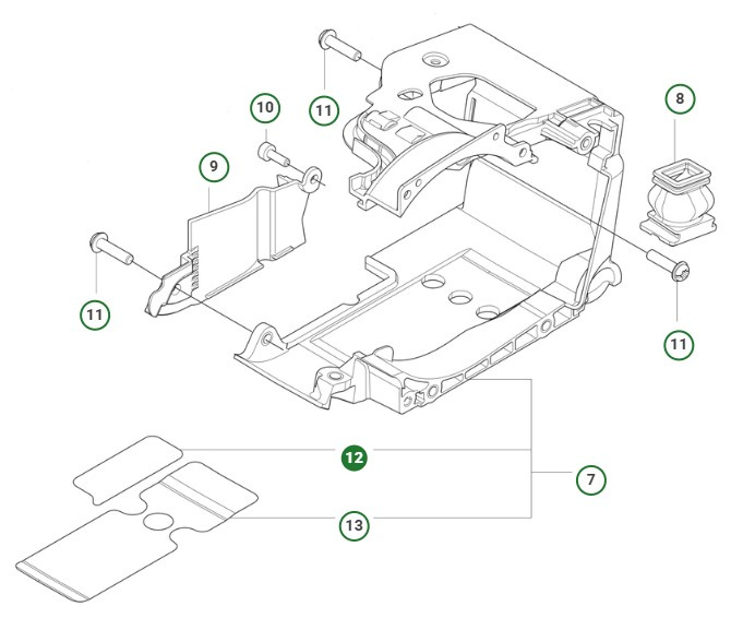 Coperchio del cilindro del deflettore di calore