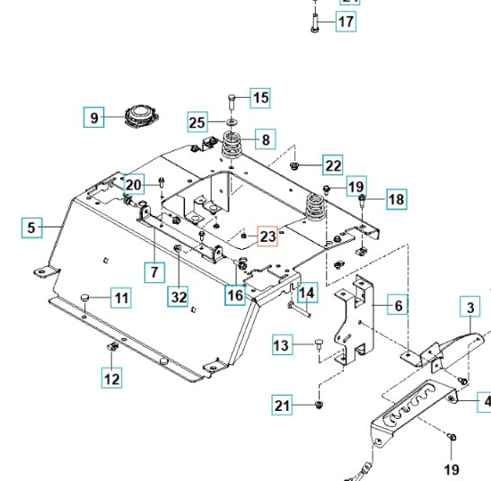 Dado 1/4-20 5320506-75