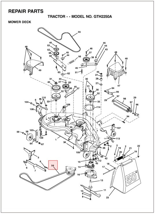 Cinghia trapezoidale Husqvarna GT 190, GT 200, GTH 200, GTH 2250 e altri