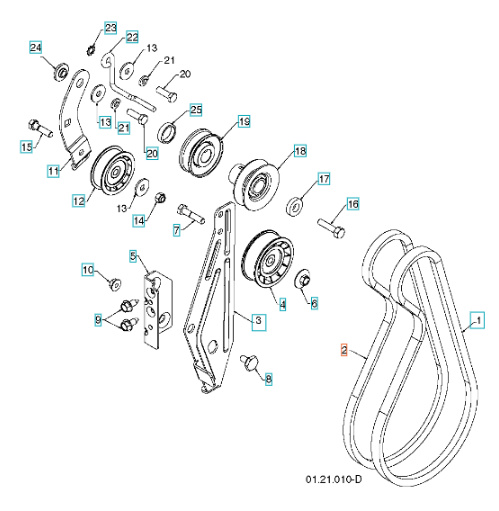 Trasmissione a cinghia 5321923-83