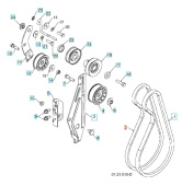 Trasmissione a cinghia 5321923-83 Trasmissione a cinghia 5321923-83
